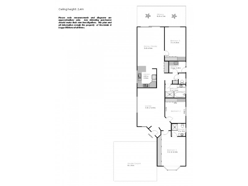 6 Sirius Court, Mildura VIC 3500 Floorplan