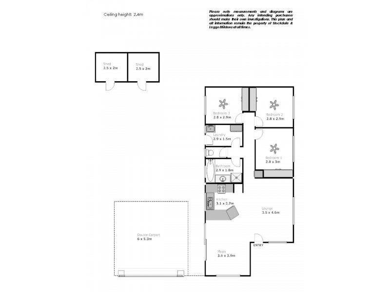 8 Sebastian Court, Mildura VIC 3500 Floorplan