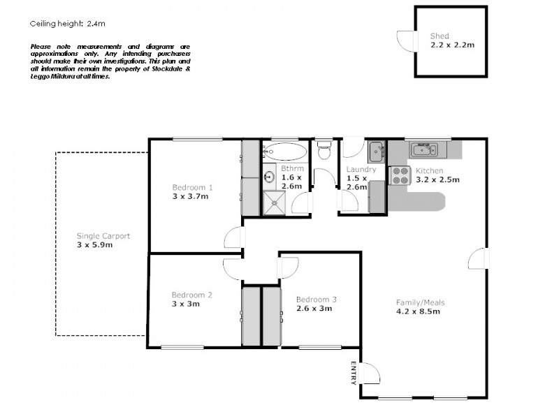 11 Park Street, Merbein VIC 3505 Floorplan