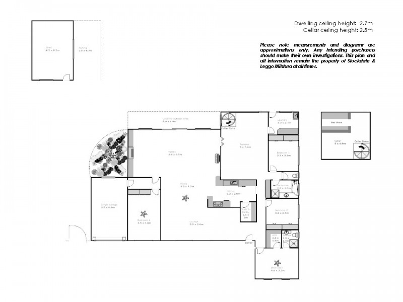 13 Washington Drive, Mildura VIC 3500 Floorplan