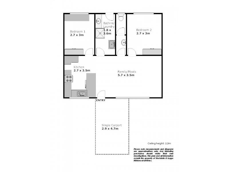 1/364 Deakin Avenue, Mildura VIC 3500 Floorplan