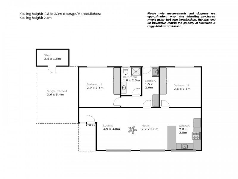 1/1 Karingal Court, Irymple VIC 3498 Floorplan