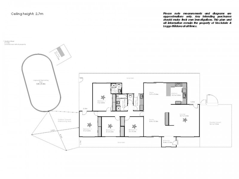 1 Pyap Court, Mildura VIC 3500 Floorplan