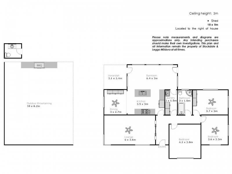 300 Third Street, Merbein VIC 3505 Floorplan
