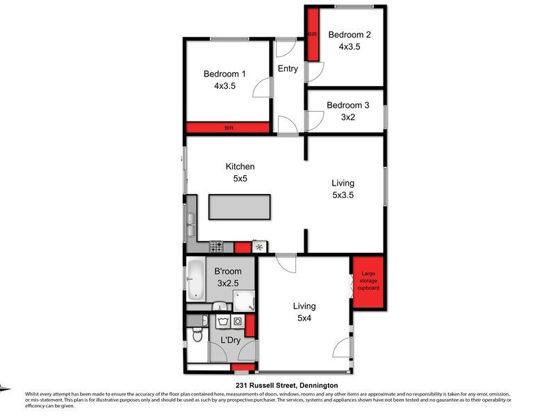 231 Russell Street, Dennington VIC 3280 Floorplan