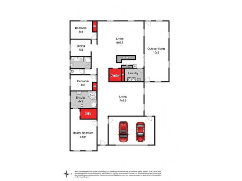 165 Conns Lane Illowa, Warrnambool VIC 3280 Floorplan