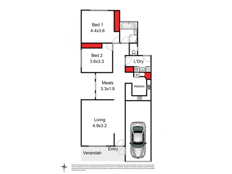 2/6 Pye Court, Warrnambool VIC 3280 Floorplan