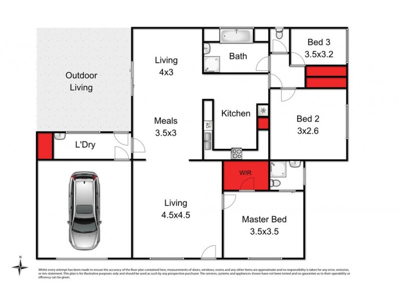 9 Mugavin Drive, Dennington VIC 3280 Floorplan