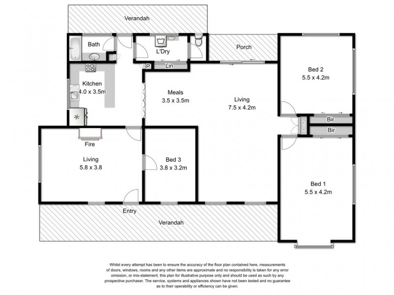 36 Latta Street, Woolsthorpe VIC 3276 Floorplan