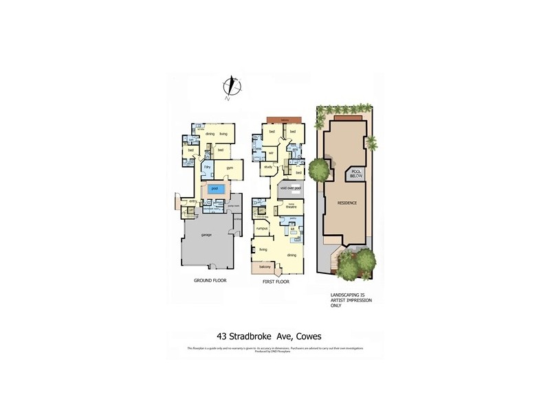43 Stradbroke Avenue, Cowes VIC 3922 Floorplan
