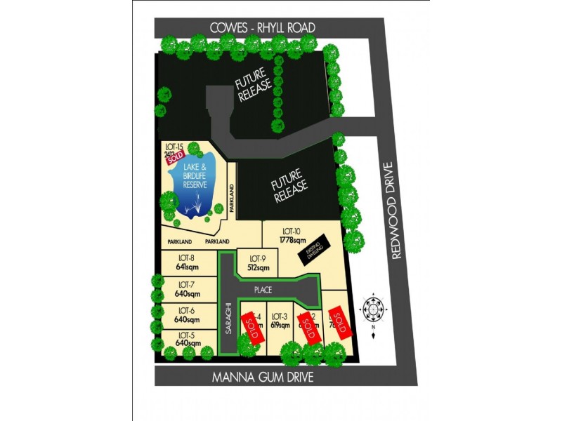 Lots 3, 5, 6 & 8 Saraghi Place, Cowes VIC 3922