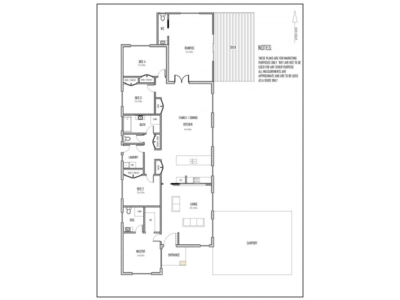 12 Rosella Grove, Cowes VIC 3922 Floorplan