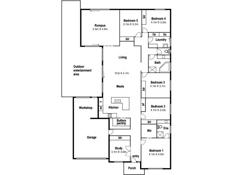 4 Timbarra Court, Craigieburn VIC 3064 Floorplan