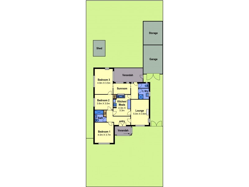 13 Southernhay Street, Reservoir VIC 3073 Floorplan