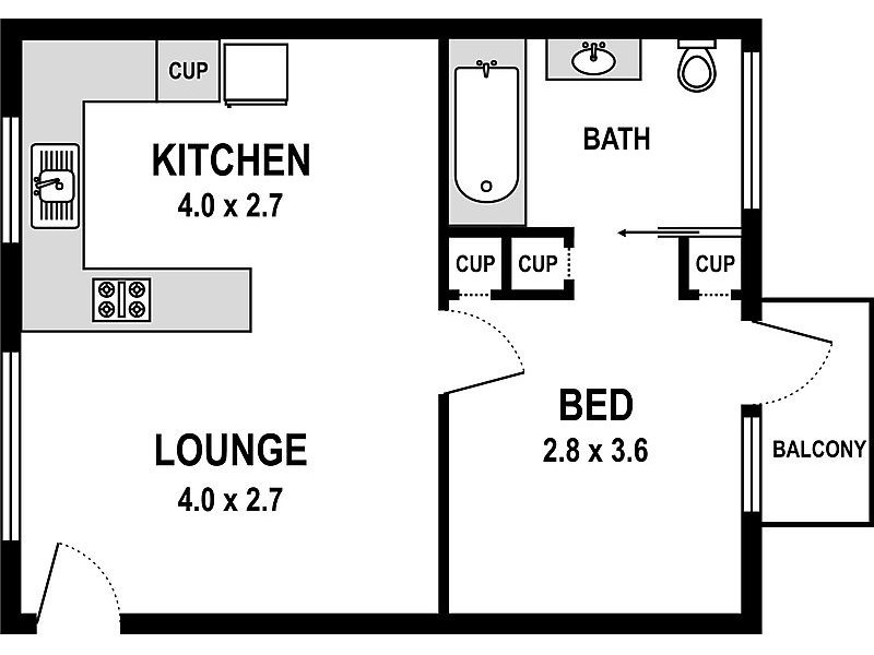 2/169-173 Keele Street, Collingwood VIC 3066 Floorplan