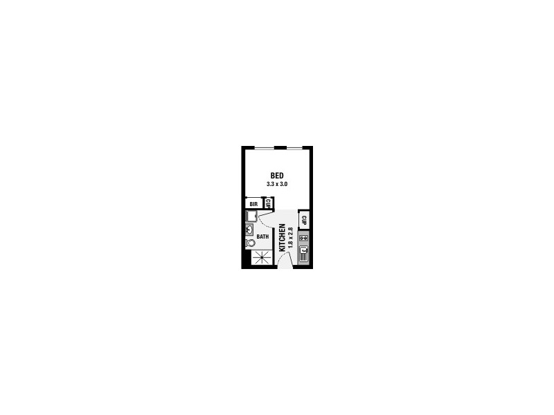 107/740 Swanston Street, Carlton VIC 3053 Floorplan