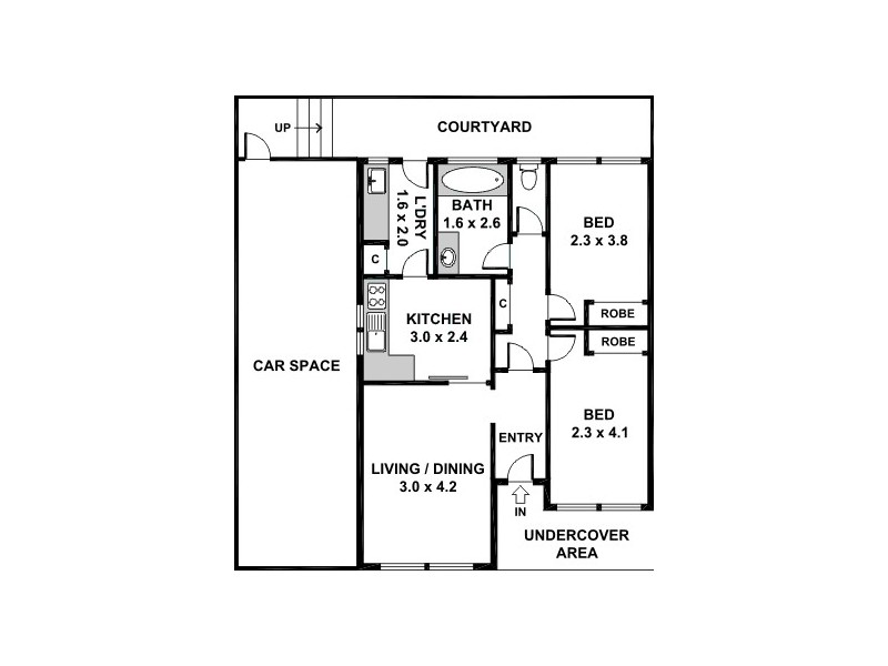 23/508-510 Moreland Road, Brunswick West VIC 3055 Floorplan