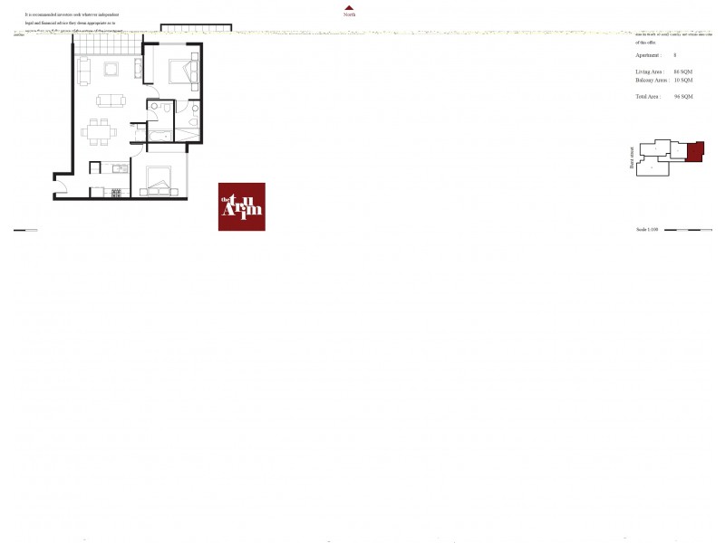 8/14A Bent Street, Brunswick West VIC 3055 Floorplan