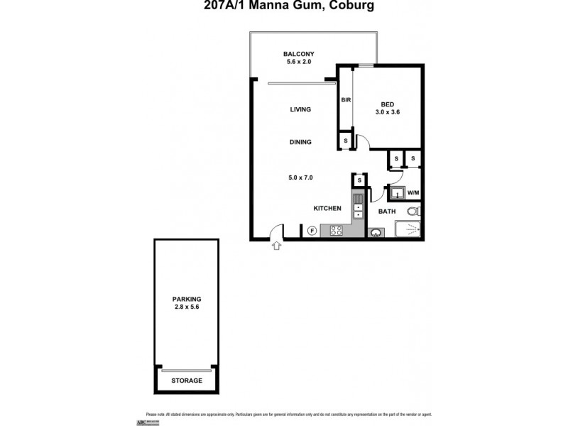207A/1 Manna Gum Court, Coburg VIC 3058 Floorplan