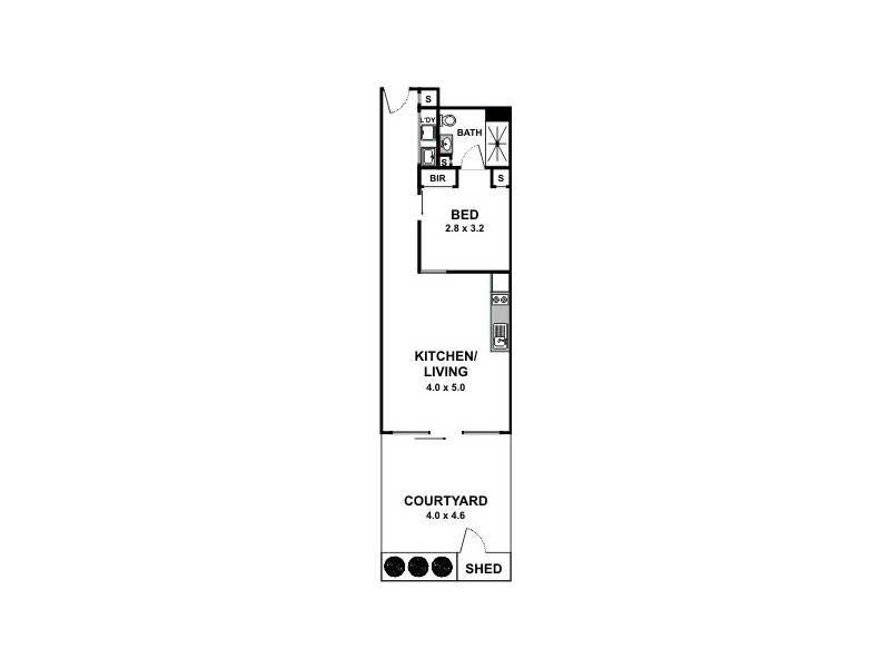 8/4 Bik Lane, Fitzroy North VIC 3068 Floorplan