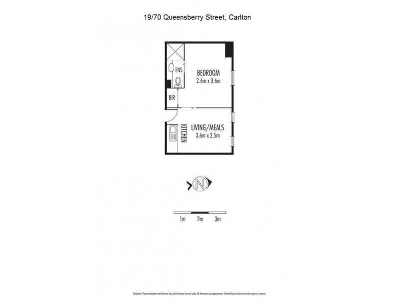 19/70 Queensberry Street, Carlton VIC 3053 Floorplan