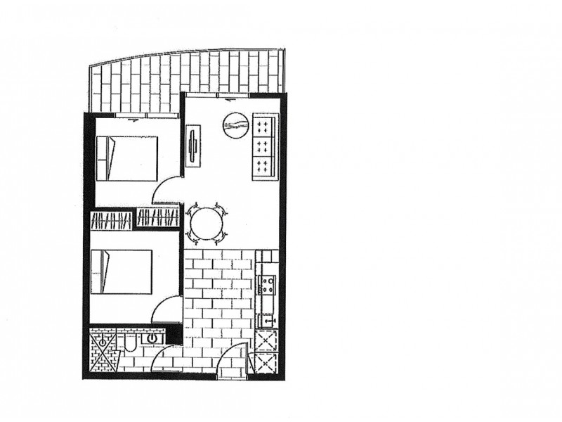 2714/551 Swanston Street, Carlton VIC 3053 Floorplan