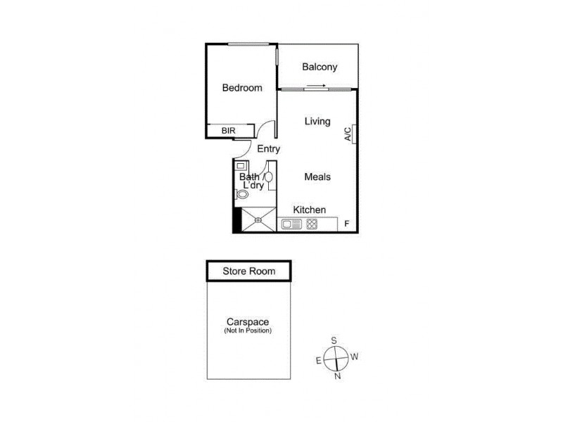 1/268 Alexandra Parade East, Clifton Hill VIC 3068 Floorplan