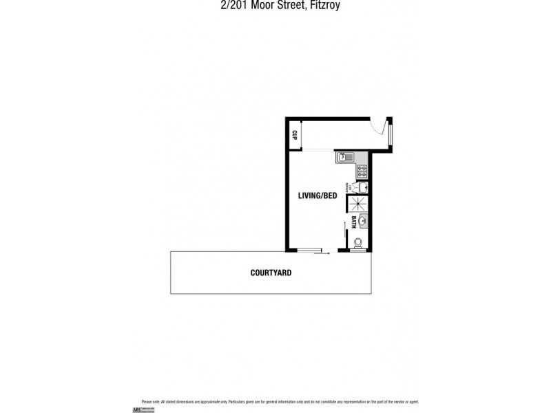 2/201 Moor Street, Fitzroy VIC 3065 Floorplan