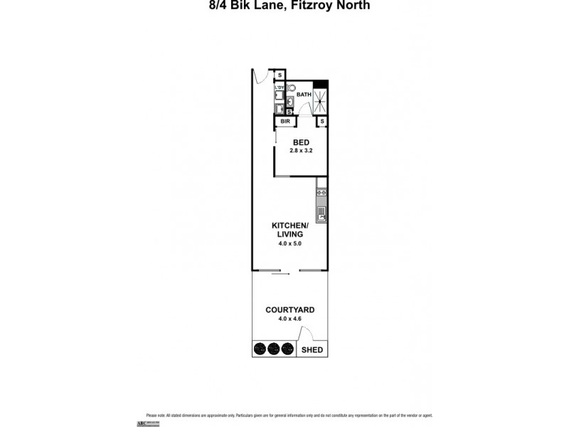 8/4 Bik Lane, Fitzroy North VIC 3068 Floorplan