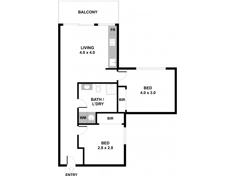 303/151 Princes Street, Carlton VIC 3053 Floorplan