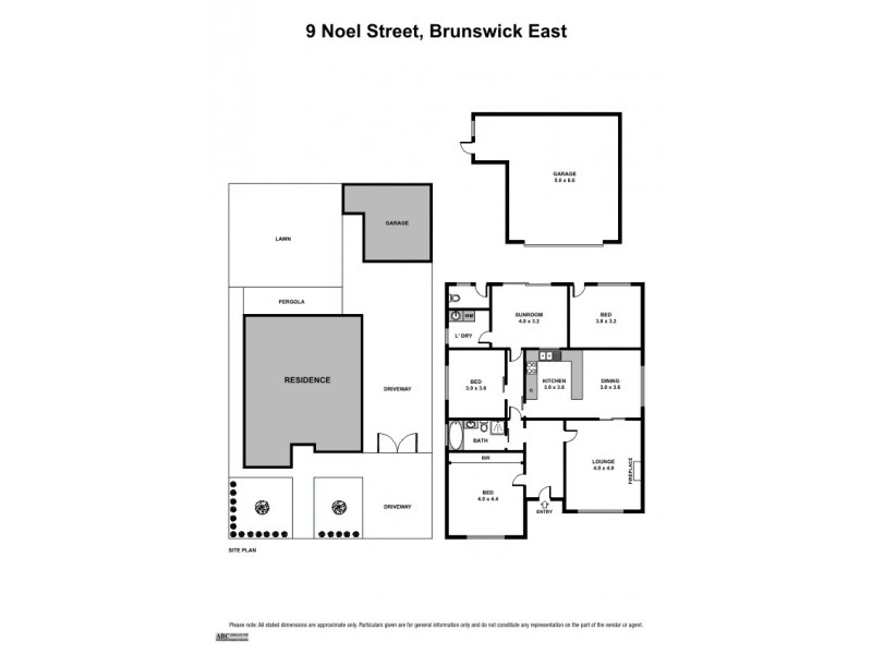 9 Noel Street, Brunswick East VIC 3057 Floorplan