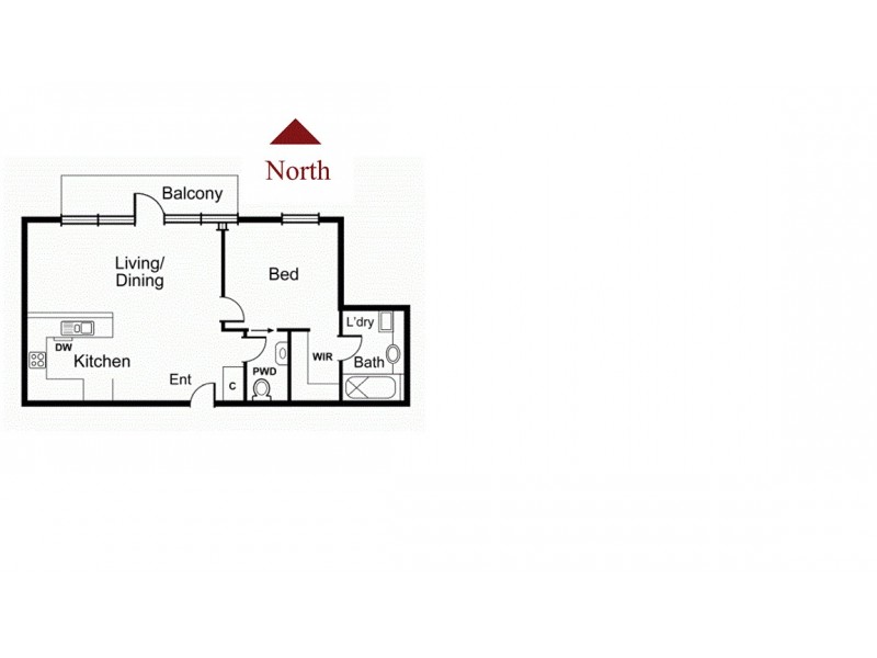 306/598 St Kilda Road, Melbourne VIC 3004 Floorplan