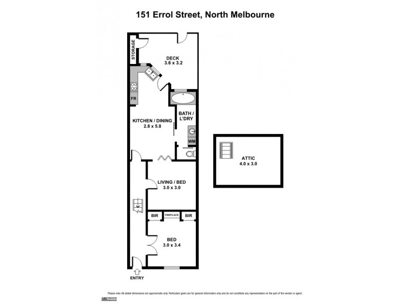 151 Errol Street, North Melbourne VIC 3051 Floorplan
