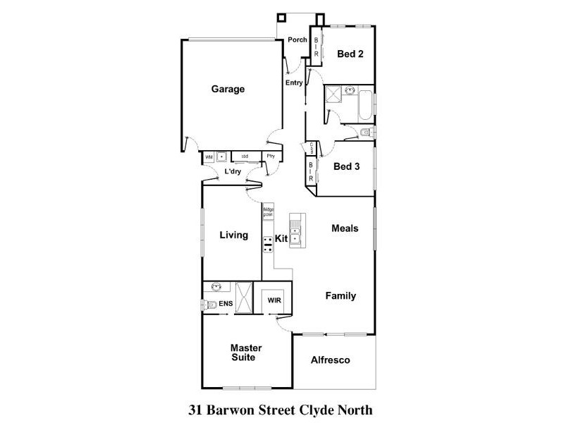 31 Barwon Street, Cranbourne East VIC 3977 Floorplan