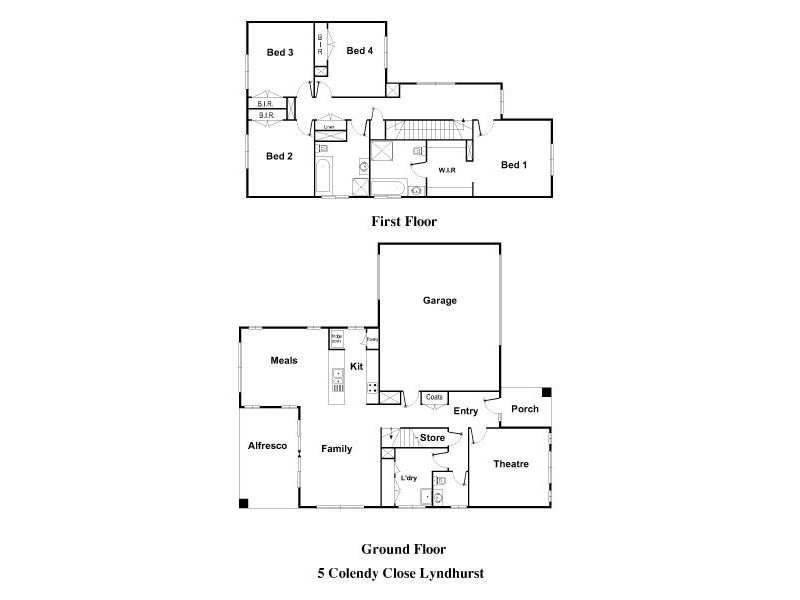 5 Colendy Close, Lyndhurst VIC 3975 Floorplan