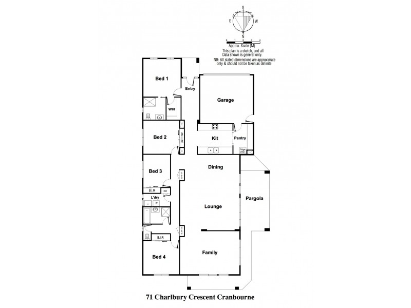 71 Charlbury Crescent, Cranbourne North VIC 3977 Floorplan