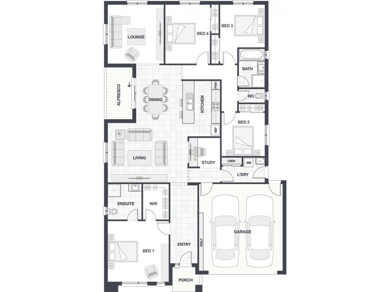 14 Bendigo Court, Cranbourne VIC 3977 Floorplan