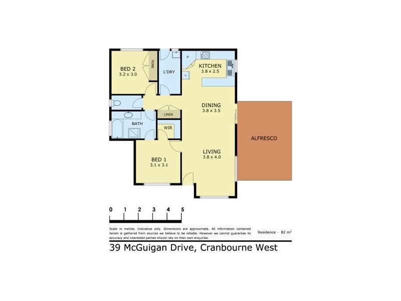 39 McGuigan Drive, Cranbourne West VIC 3977 Floorplan