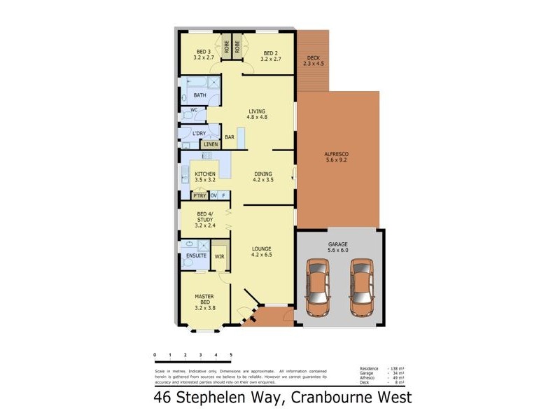 46 Stephellen Way, Cranbourne West VIC 3977 Floorplan