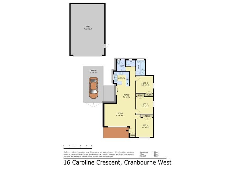 16 Caroline Crescent, Cranbourne West VIC 3977 Floorplan