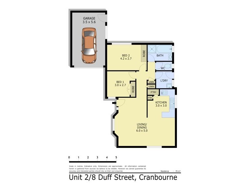 2/8 Duff Street, Cranbourne VIC 3977 Floorplan
