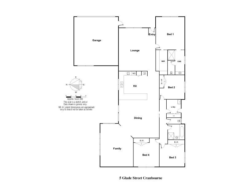 5 Glade Court, Cranbourne VIC 3977 Floorplan