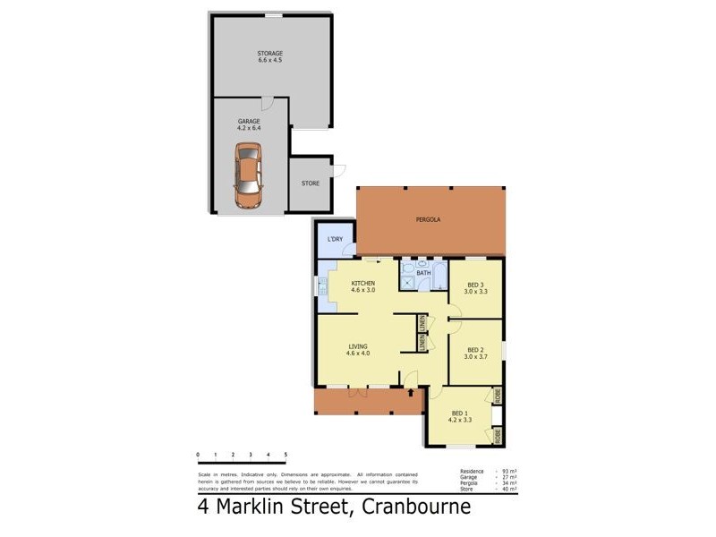 4 Marklin Street, Cranbourne VIC 3977 Floorplan