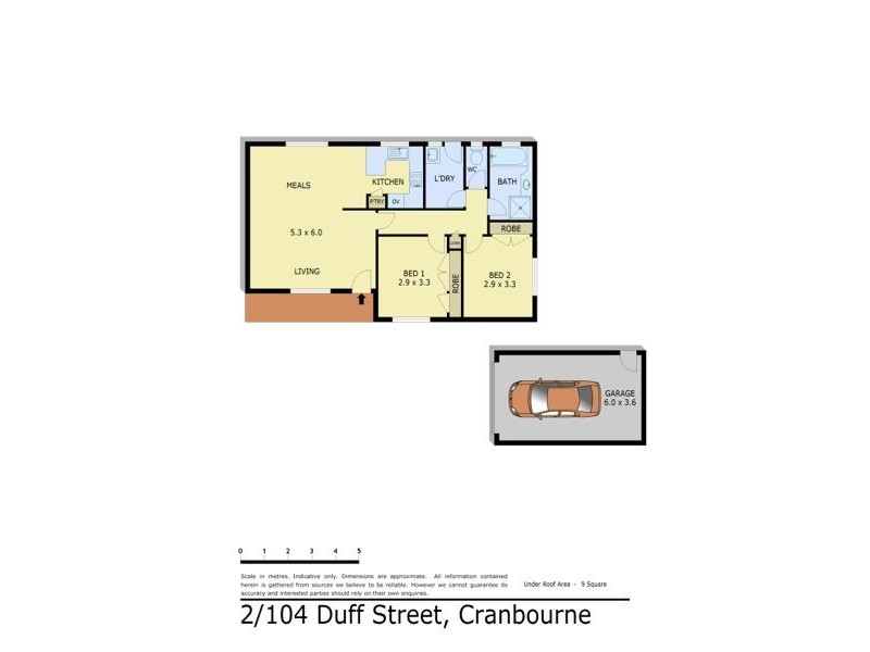 2/104 Duff Street, Cranbourne VIC 3977 Floorplan