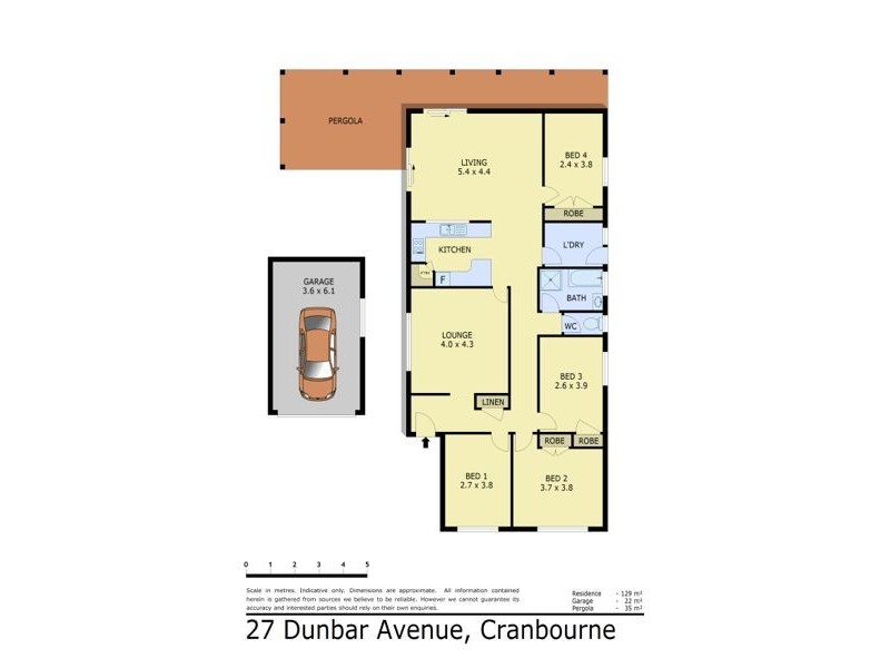 27 Dunbar Avenue, Cranbourne VIC 3977 Floorplan