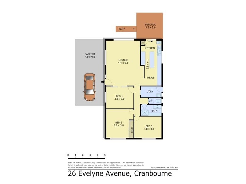 26 Evelyne Avenue, Cranbourne VIC 3977 Floorplan