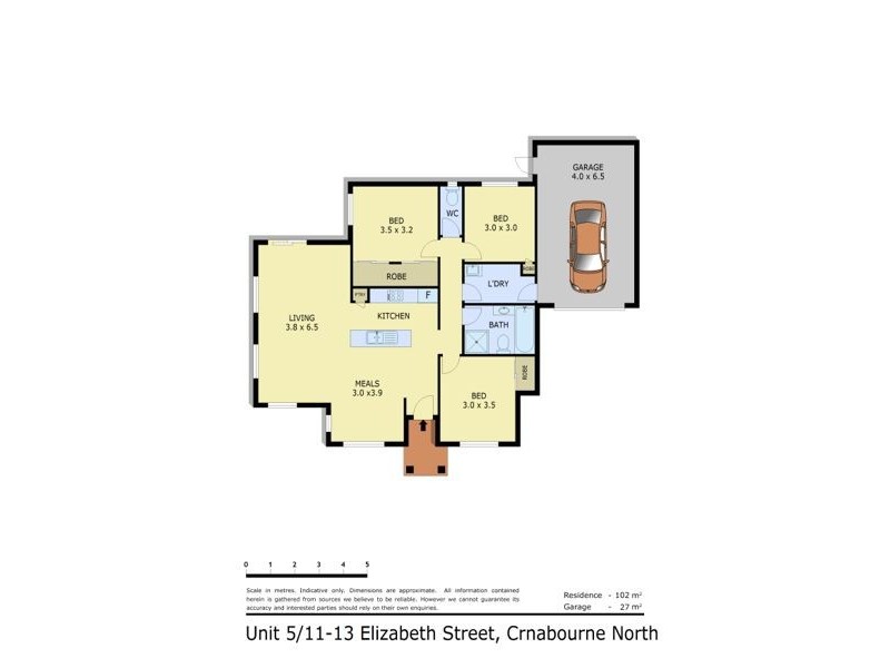 5/11-13 Elizabeth Street, Cranbourne North VIC 3977 Floorplan