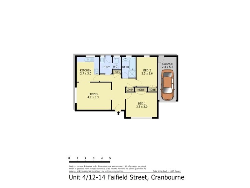 4/12-14 Fairfield Street, Cranbourne VIC 3977 Floorplan