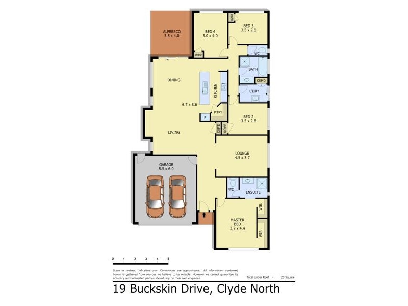 19 Buckskin Drive, Clyde North VIC 3978 Floorplan