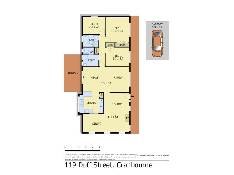 119 Duff Street, Cranbourne VIC 3977 Floorplan